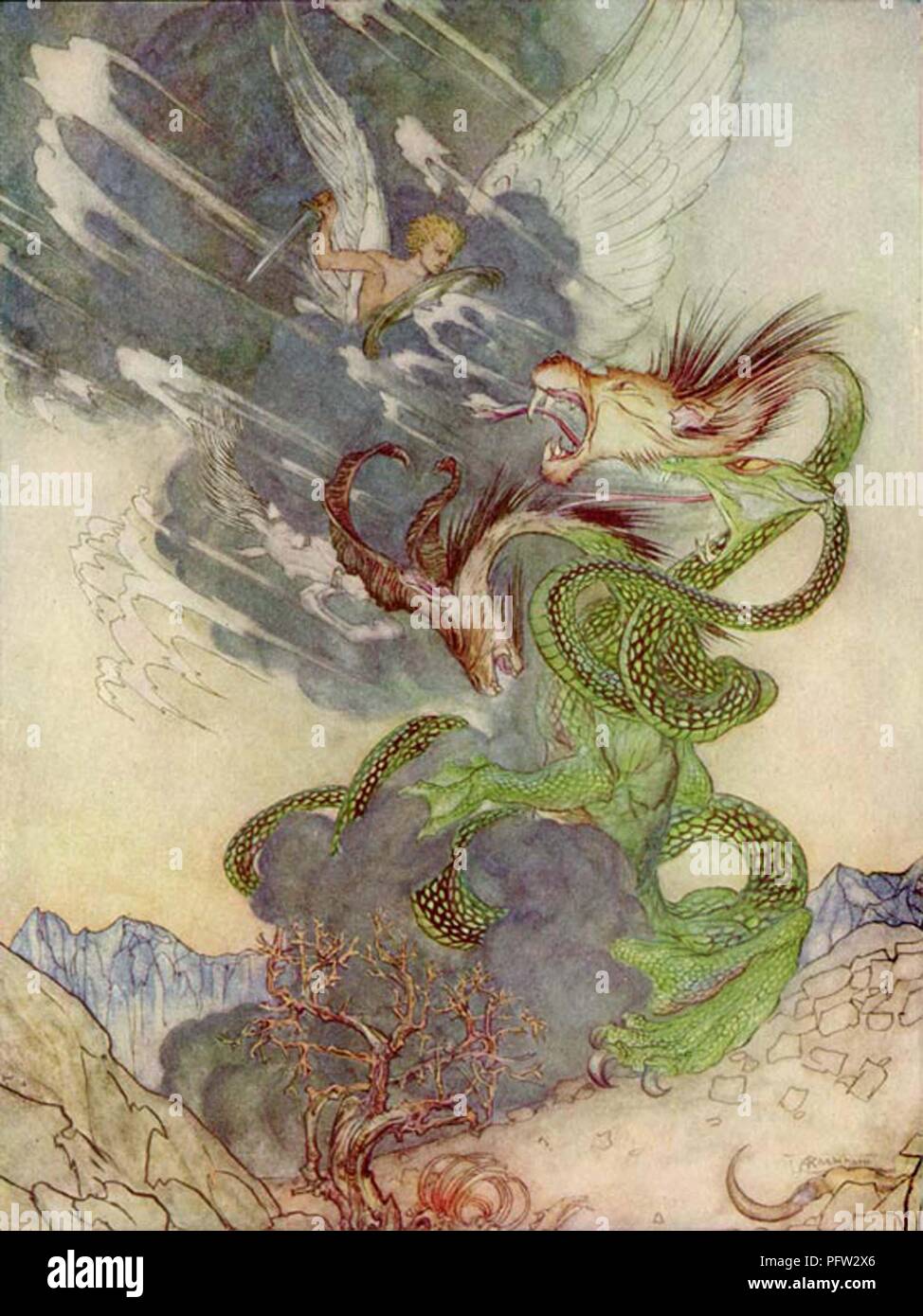 Vintage illustration by Arthur Rackham Stock Photo - Alamy
