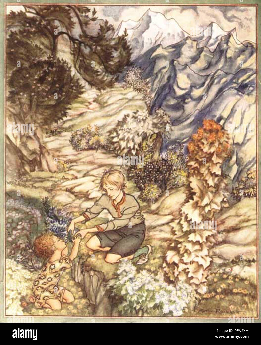 Vintage illustration by Arthur Rackham Stock Photo - Alamy