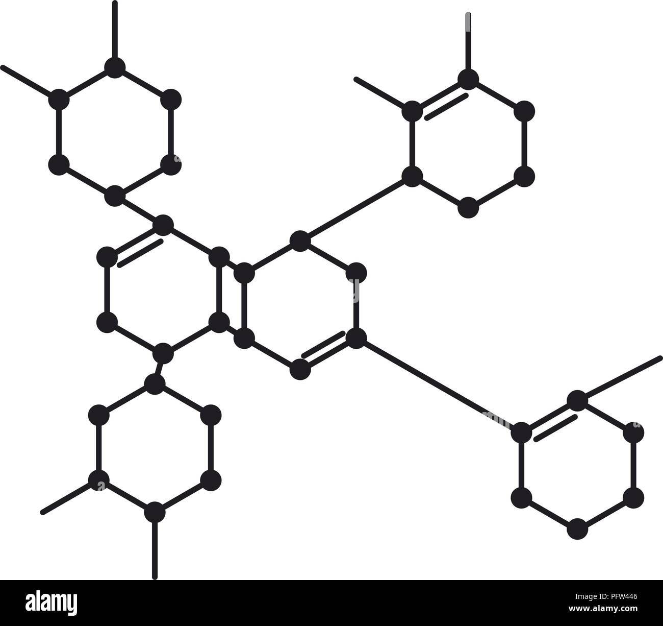 structure molecular science icon Stock Vector Image & Art - Alamy