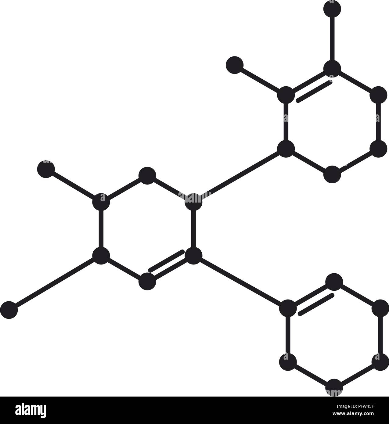 structure molecular science icon Stock Vector Image & Art - Alamy