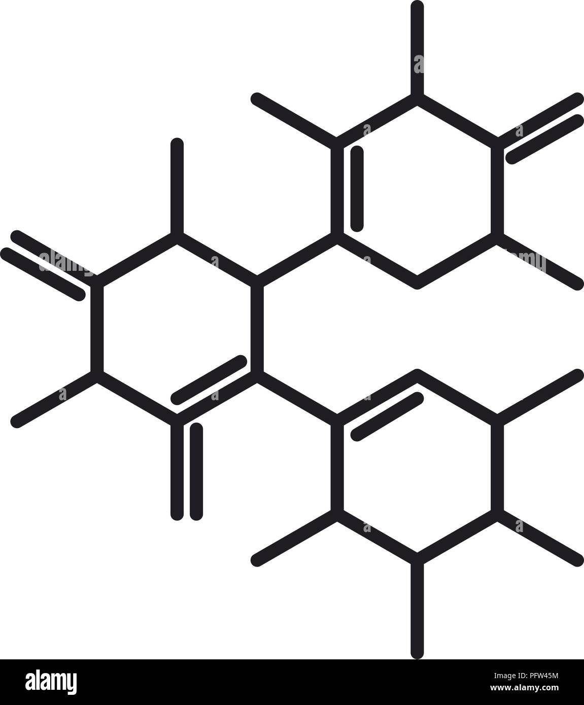 structure molecular science icon Stock Vector Image & Art - Alamy