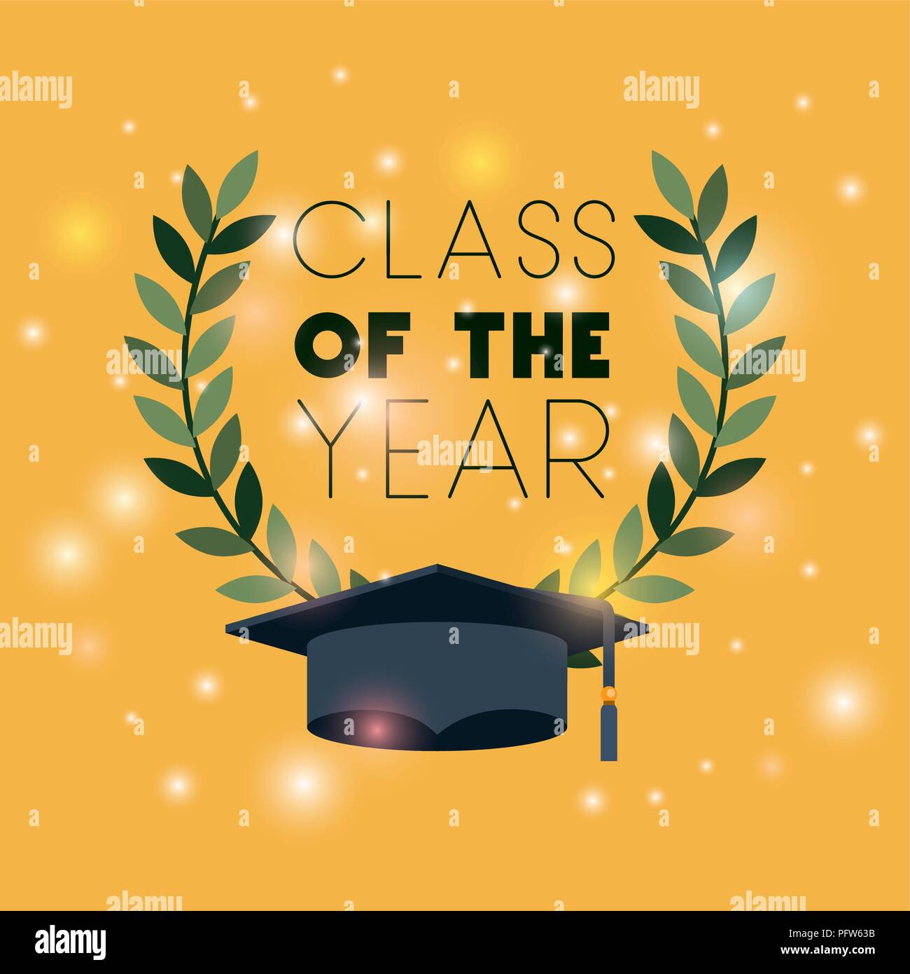 graduation card with hat Stock Vector Image & Art - Alamy