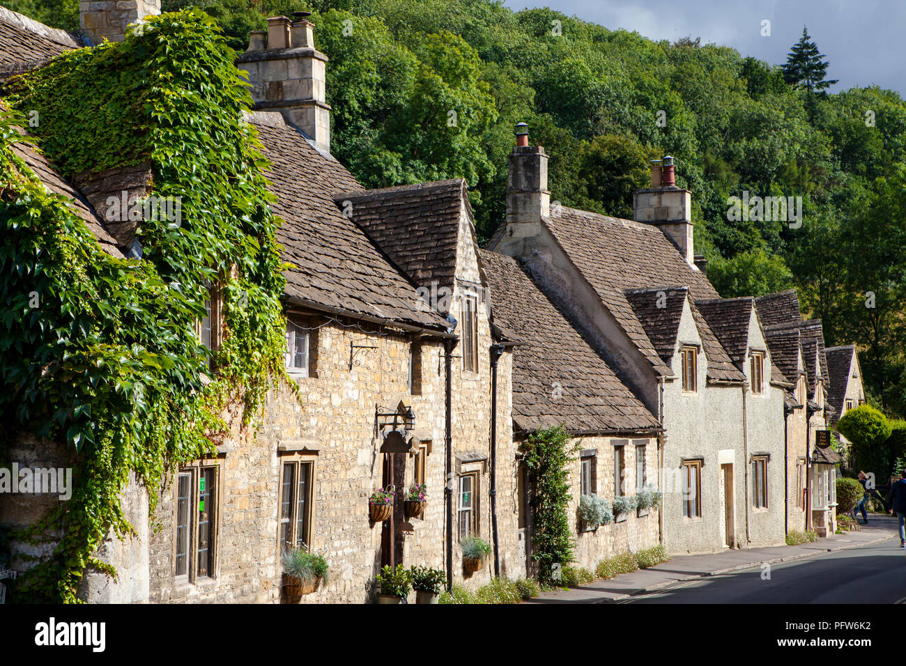 Castle Combe, UK 9th August 2018 Castle Combe is a quintessentially