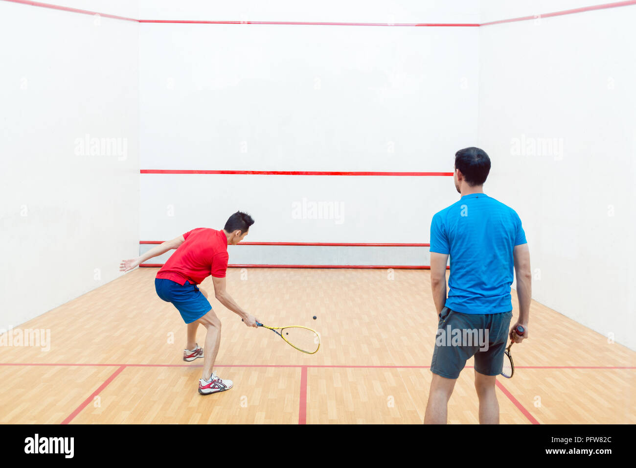 Squash game hi-res stock photography and images - Alamy