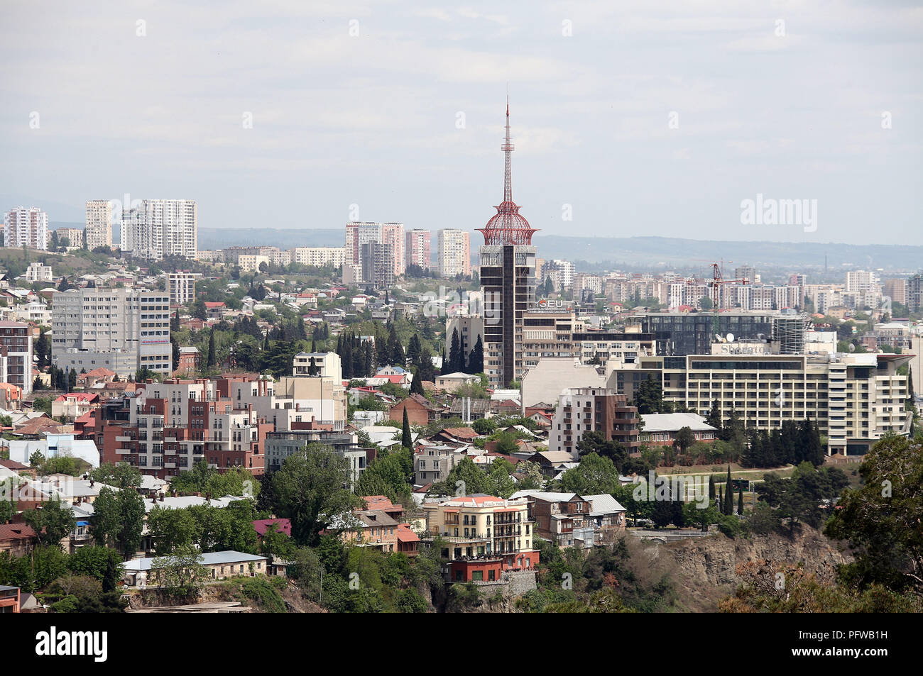 View of Tbilisi Stock Photo