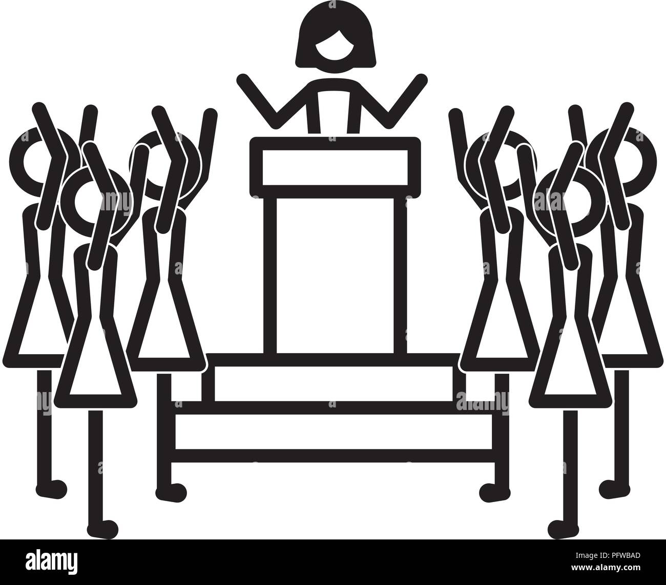 Girl Podium Speech High Resolution Stock Photography and Images - Alamy