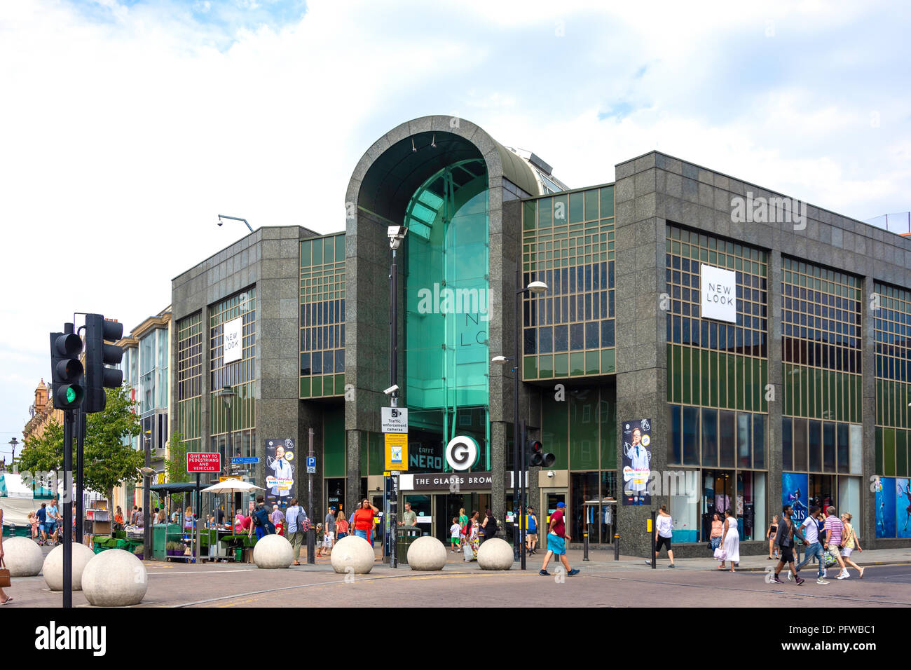Entrance to The Glades Bromley shopping centre, High Street, Bromley