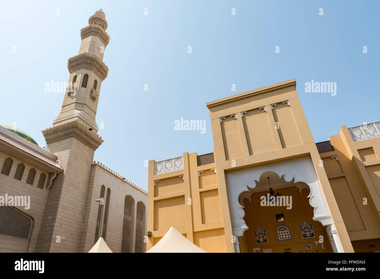 The entrance to Naif Market, a traditional souk located in Deira in old Dubai, United Arab