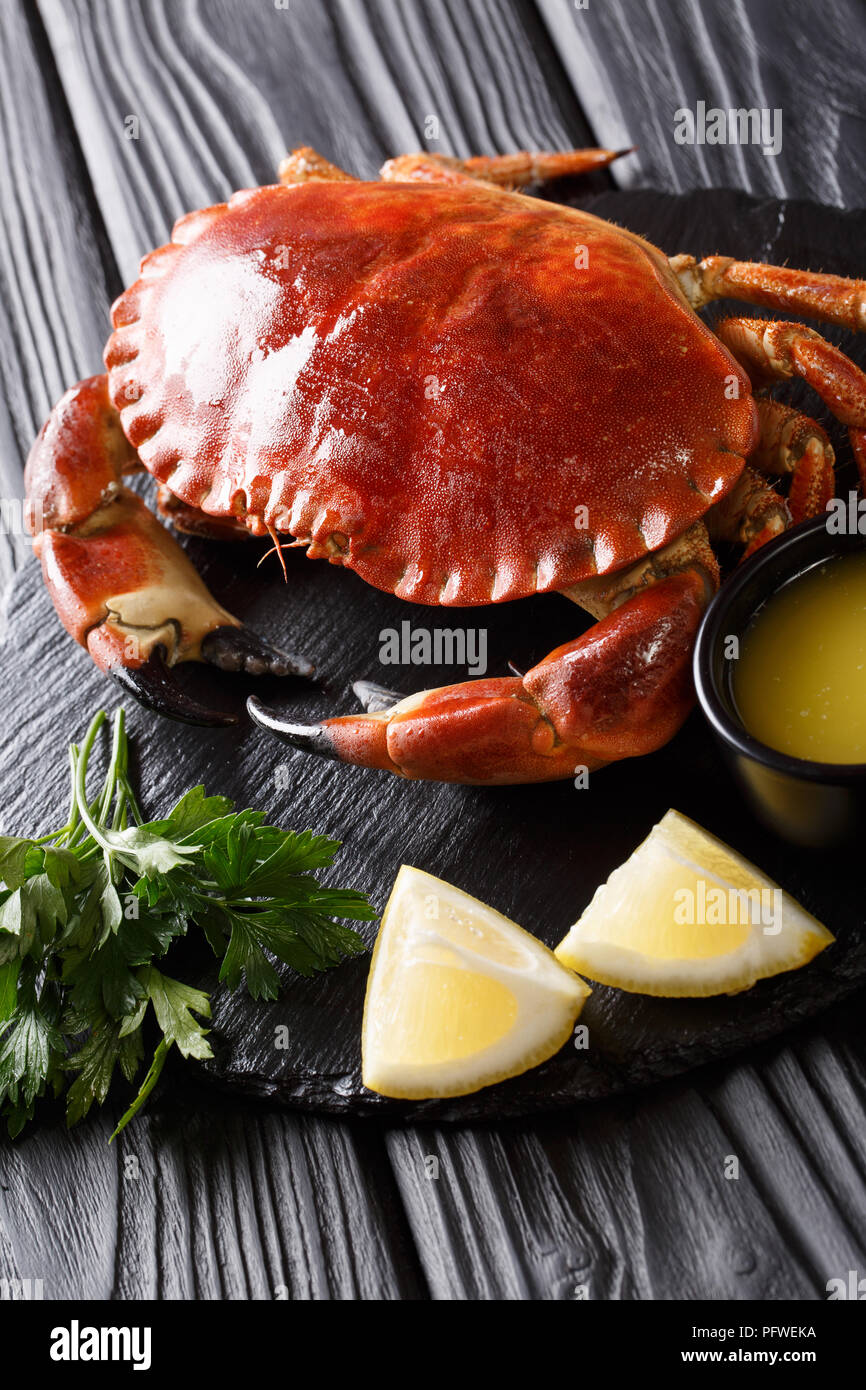 Cooked brown crab hi-res stock photography and images - Alamy