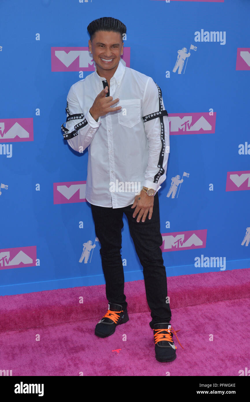 Paul DelVecchio attends the 2018 MTV Video Music Awards at Radio City Music Hall on August 20, 2018 in New York City. Stock Photo
