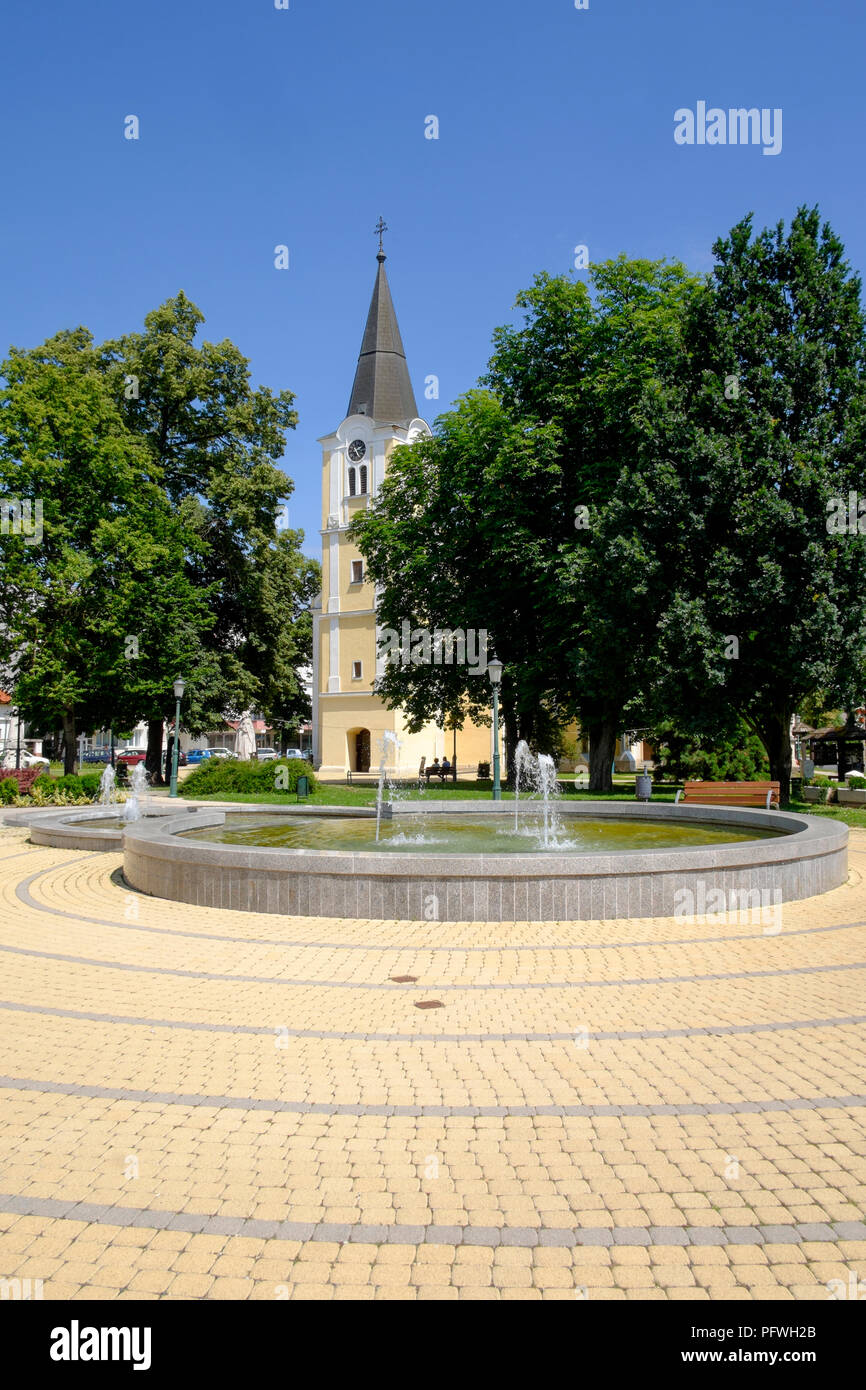 Central Square And Szent Mihaly Arkangyal Templom Catholic Church Lenti central-square-and-szent-mihaly-arkangyal-templom-catholic-church-lenti