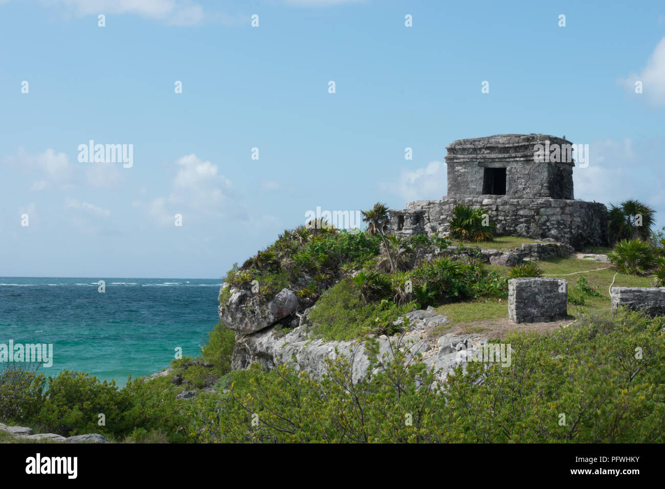 Tulum Ruins, quintana roo, yucatan, mexico Stock Photo