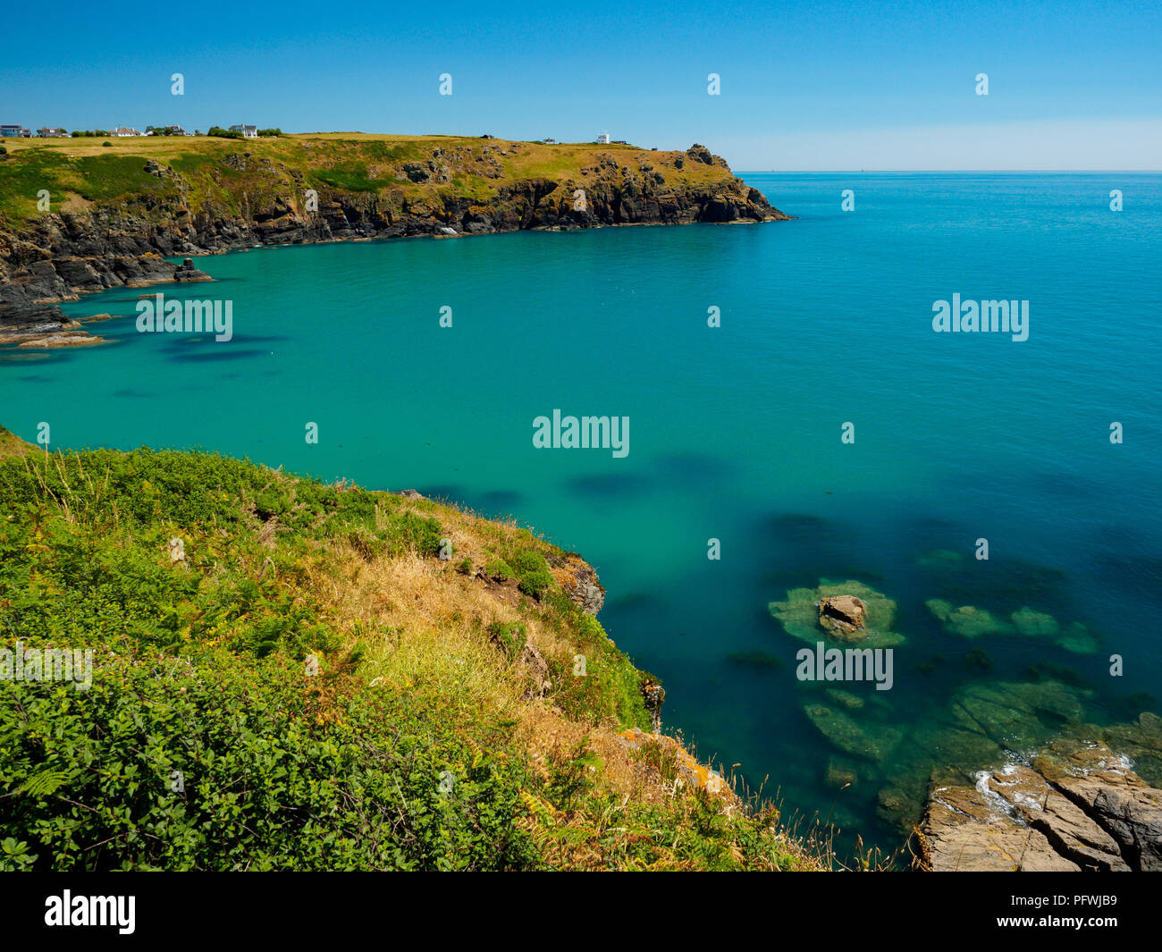 Views of the Lizard Peninsula Cornwall. July 2018 Stock Photo Alamy
