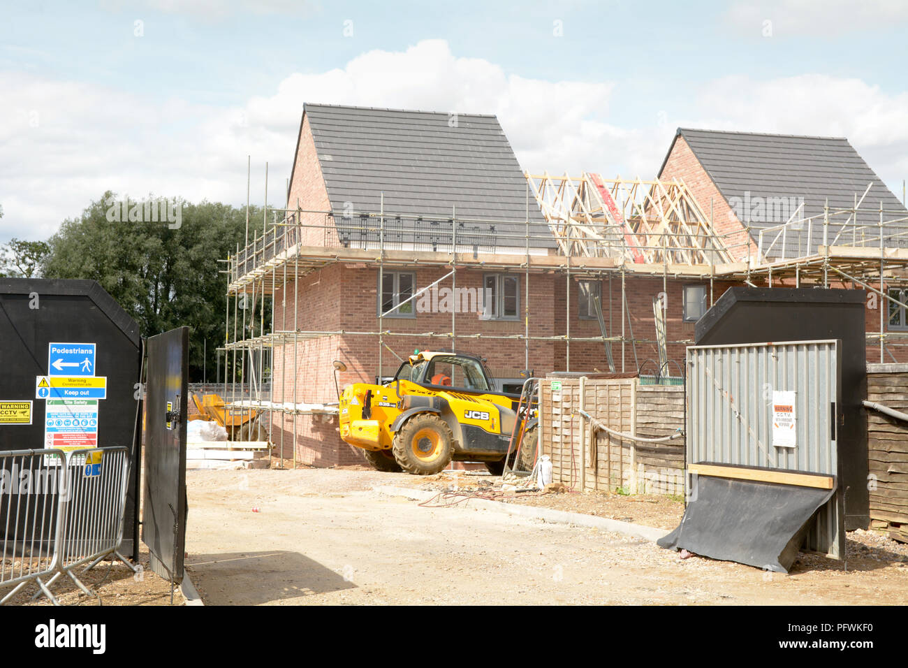 New housing development with modern cluster style houses in Shefford ...