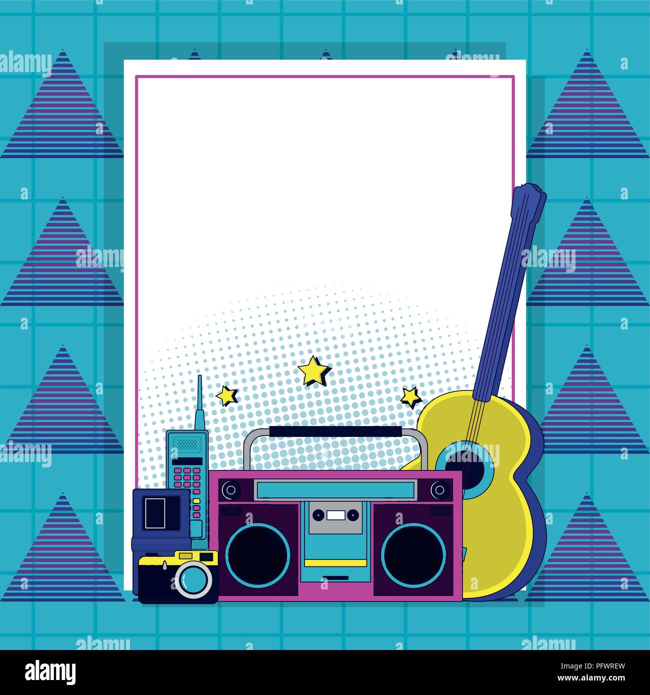 Retro pop art cartoon Stock Vector