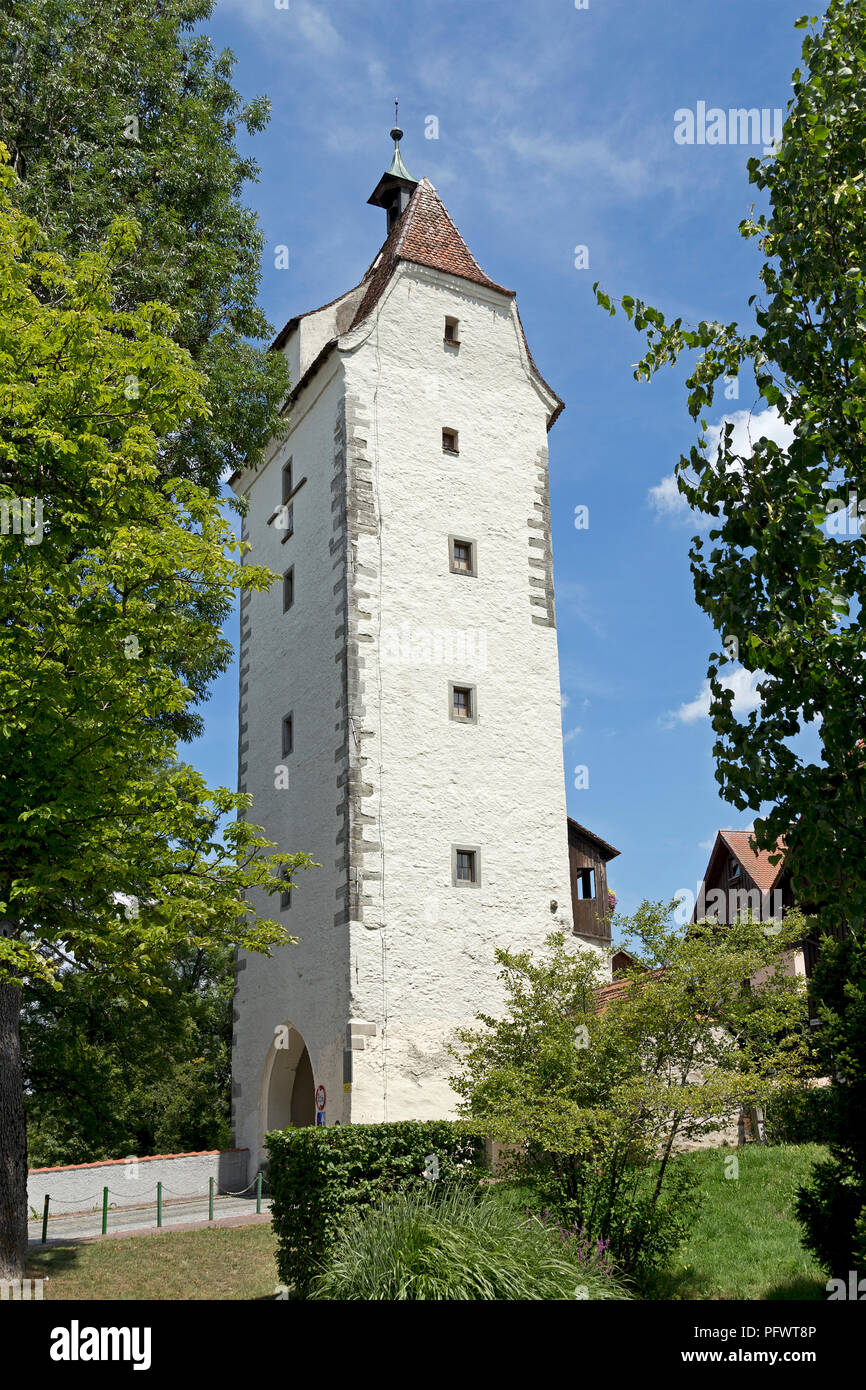 Espan Gate, Isny, Allgaeu, Baden-Wuerttemberg, Germany Stock Photo