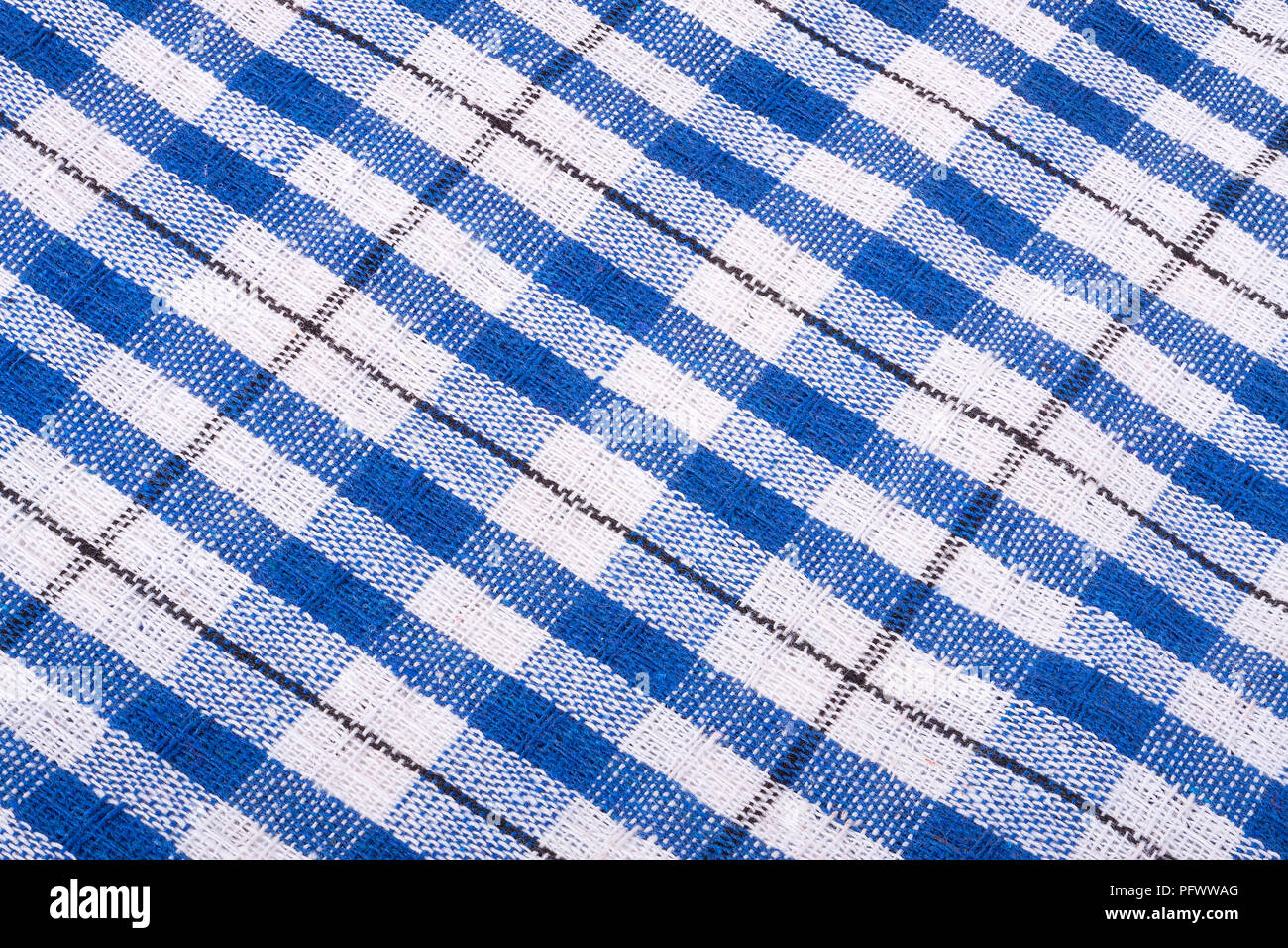rag checkered blue background Stock Photo - Alamy