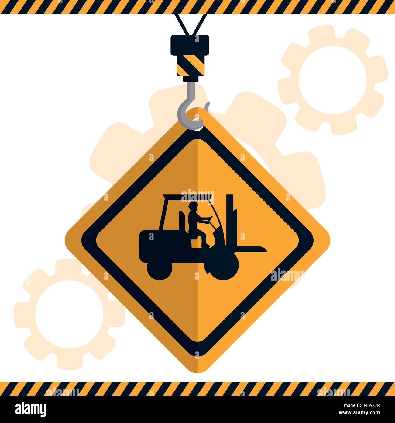 Construction road sign Stock Vector Image & Art - Alamy