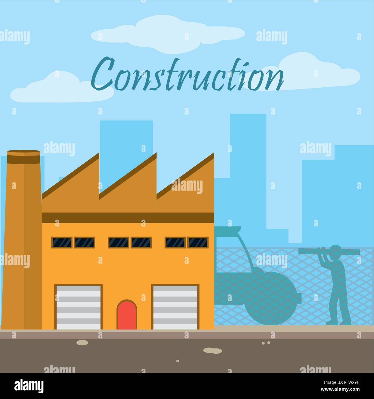Construction zone concept Stock Vector Image & Art - Alamy