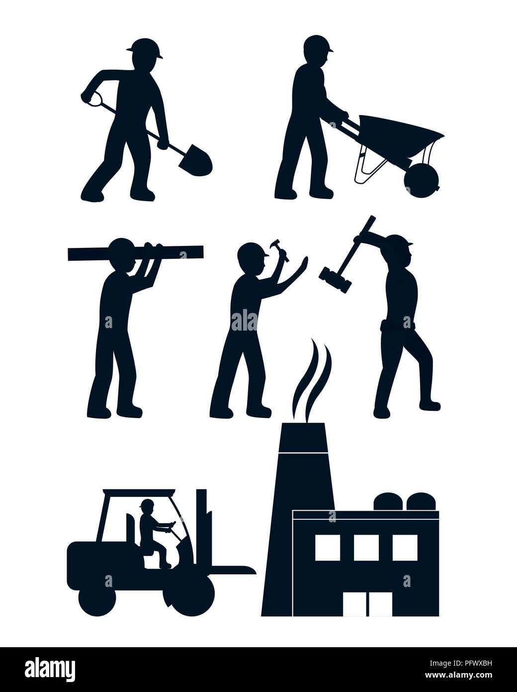 Set of contruction icons Stock Vector Image & Art - Alamy