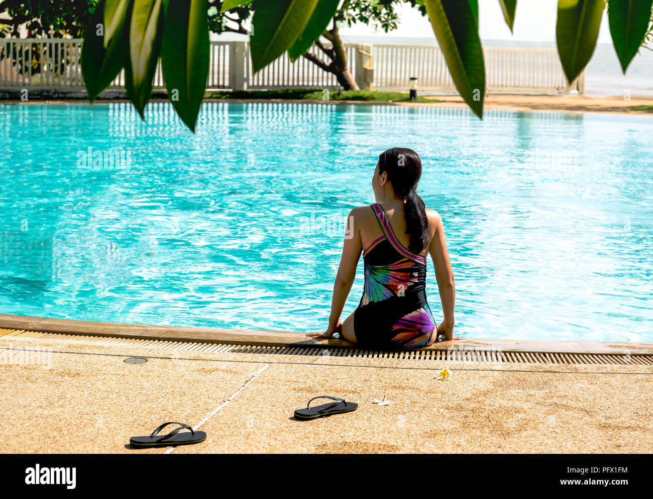 Young Asian Swimsuit Model Stock Photos & Young Asian Swimsuit Model ...