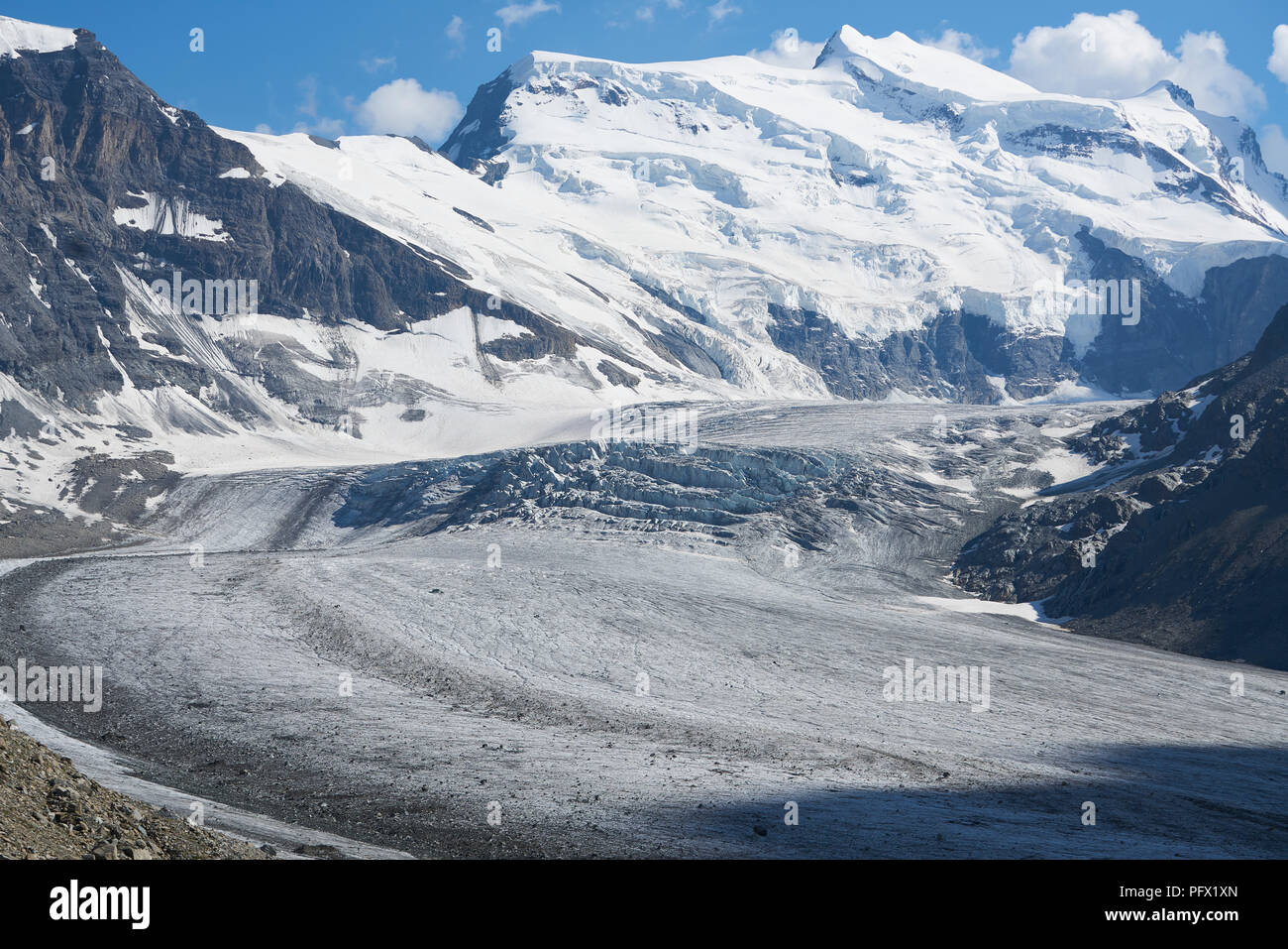 Corbassièere Glacier, Wallis, Switzerland Stock Photo