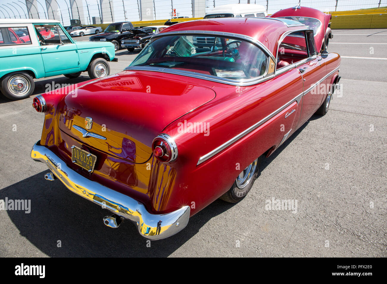 CONCORD, NC April 5, 2018 Side view of a 1954 Ford Crestline