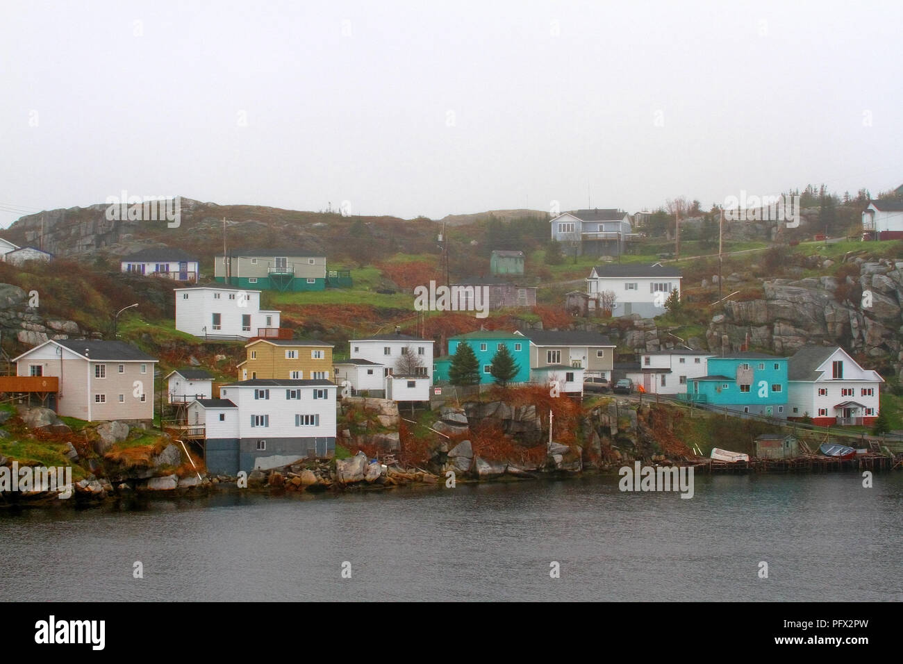 Rose Blanche Harbour and Diamond Cove, Newfoundland, Canada Stock Photo