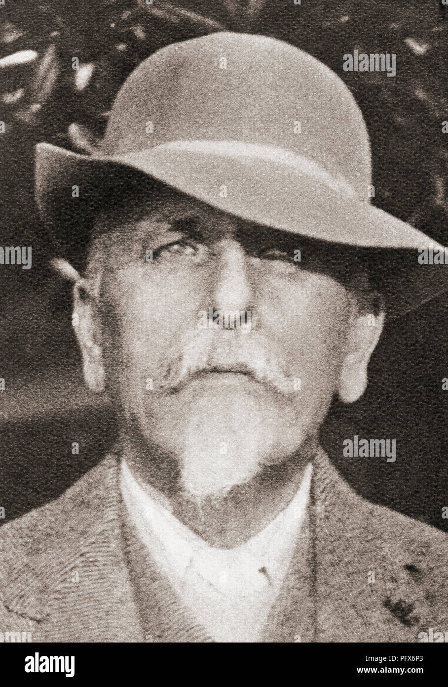 Basil Zaharoff, 1849 – 1936. Greek arms dealer and industrialist.  From These Tremendous Years, published 1938. Stock Photo