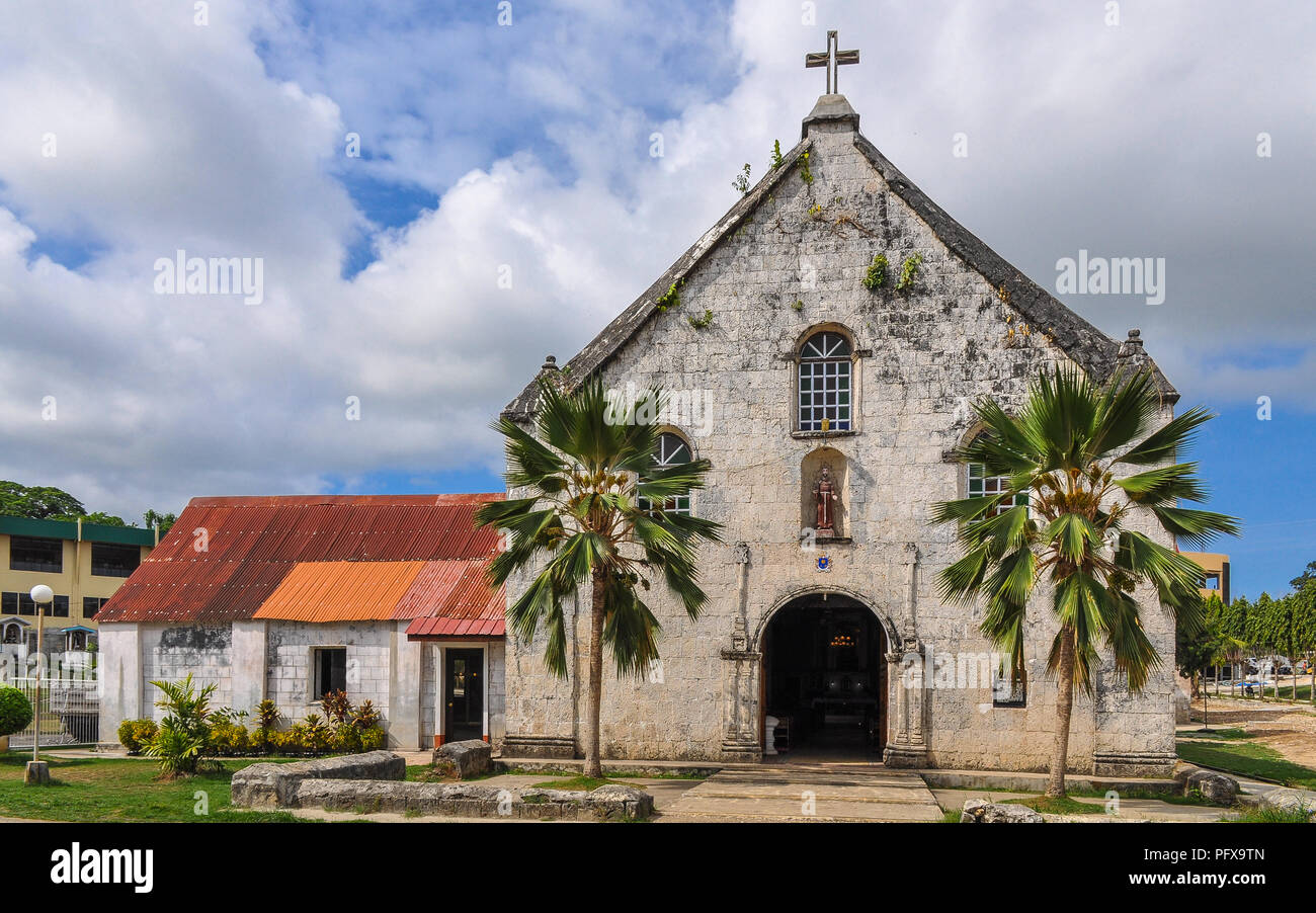 Siquijor Church, Saint Francis de Assisi - Siquijor, Philippines Stock Photo