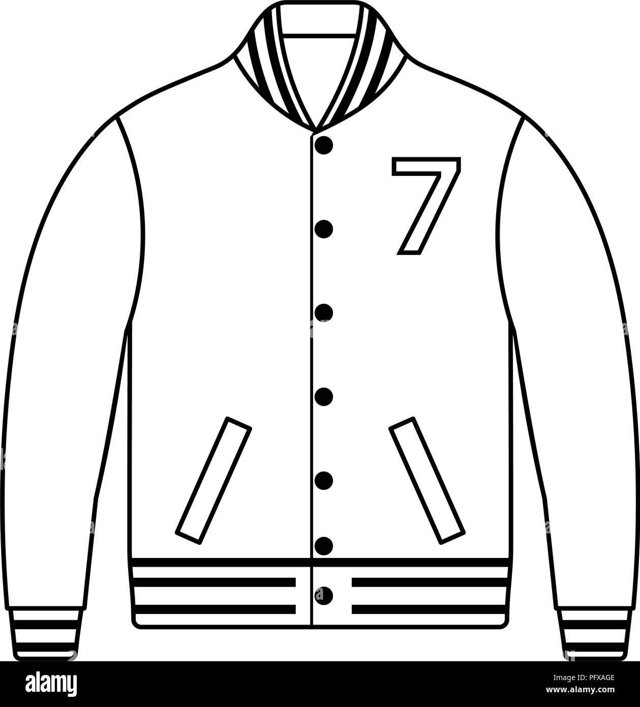 Download Varsity Jacket Black And White Stock Photos Images Alamy