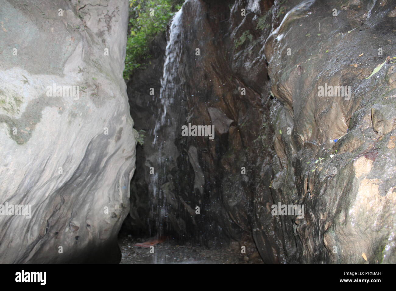 Robbers Cave Dehradun Uttarakhand Indian.Guchu pani Dehardun Stock Photo