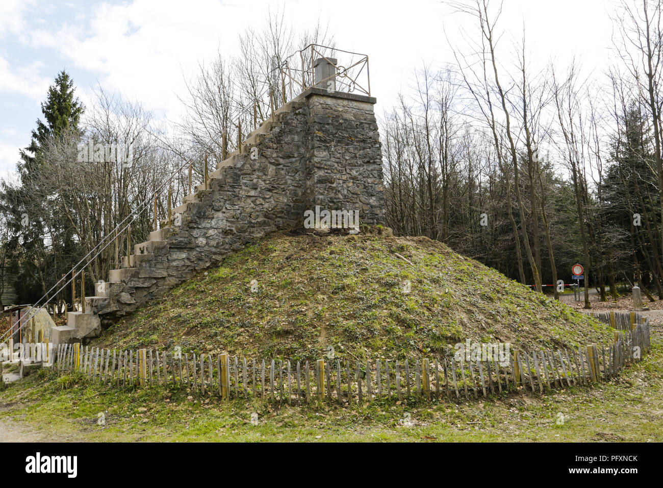 Signal de Botrange is the highest point in Belgium, located in the High  Fens Stock Photo - Alamy