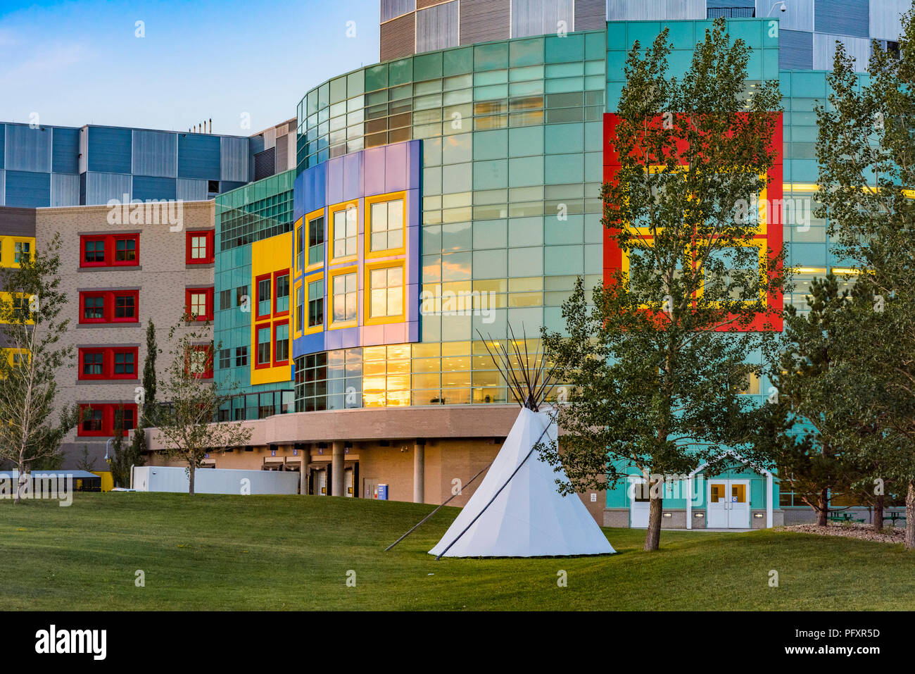 Alberta Children's Hospital, Calgary, Alberta, Canada. Stock Photo