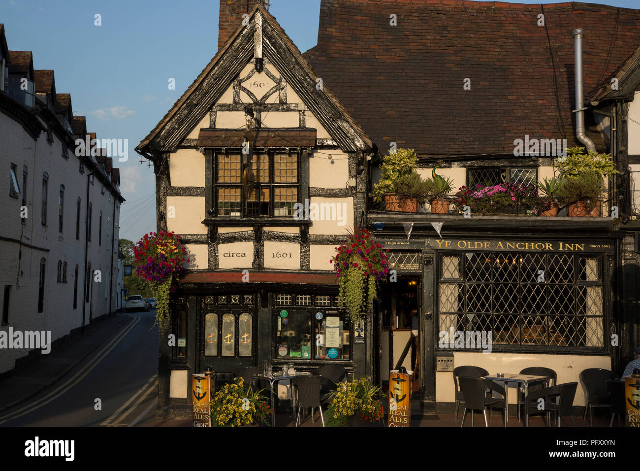Ye Old Anchor Pub, Upton upon Severn; England; UK Stock Photo Alamy