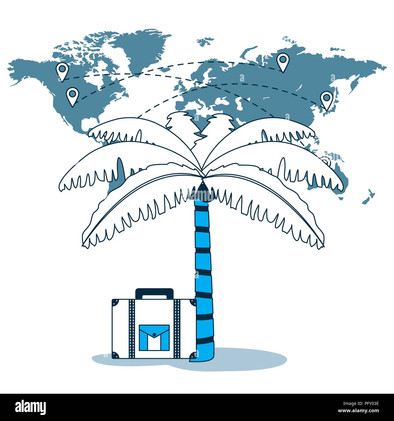 Travel around world Stock Vector Image & Art - Alamy