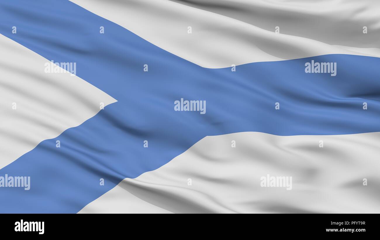Sosnowiec City Flag, Poland, Closeup View Stock Photo - Alamy