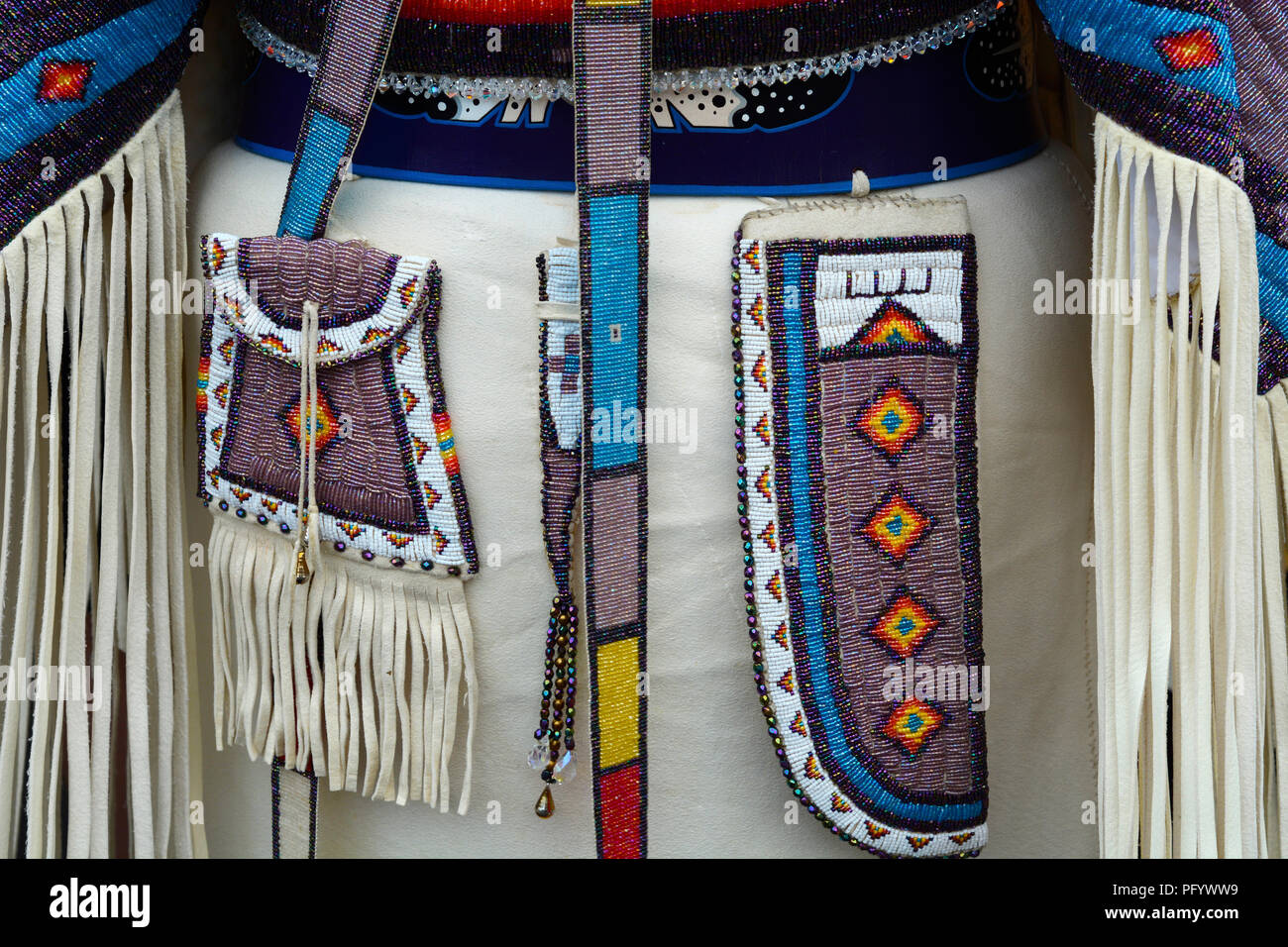 Native American (Standing Rock Lakota) bead and quillwork artist