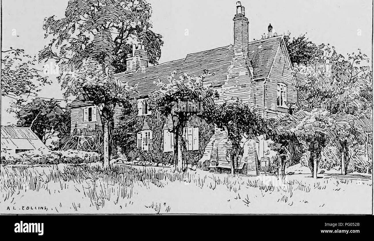 . The Victoria history of the county of Hertford. Natural history. Buck's Hbao Inn, Little W-. Little Wymondley Bury from the East i87. Please note that these images are extracted from scanned page images that may have been digitally enhanced for readability - coloration and appearance of these illustrations may not perfectly resemble the original work.. Page, William, 1861-1934, ed. Westminster [etc. , A. Constable &amp; company, limited] Stock Photo
