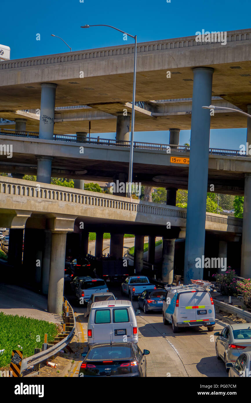 Los Angeles, California, USA, AUGUST, 20, 2018: Outdoor view of Los ...