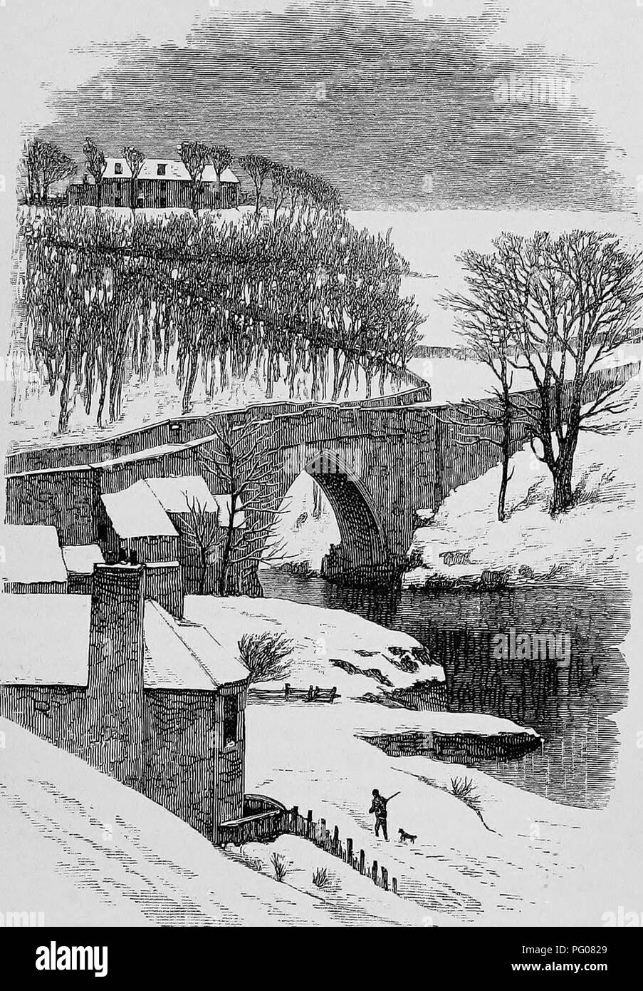 . Life of a Scotch naturalist: Thomas Edward, associate of the Linnaean Society. . BRIG o' BAIQOWNIE.. Please note that these images are extracted from scanned page images that may have been digitally enhanced for readability - coloration and appearance of these illustrations may not perfectly resemble the original work.. Smiles, Samuel, 1812-1904; Edward, Thomas, 1814-1886. New York, Harper & brothers Stock Photo