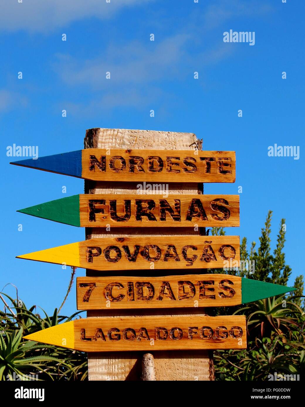 Sao Miguel Island Stock Photo Alamy