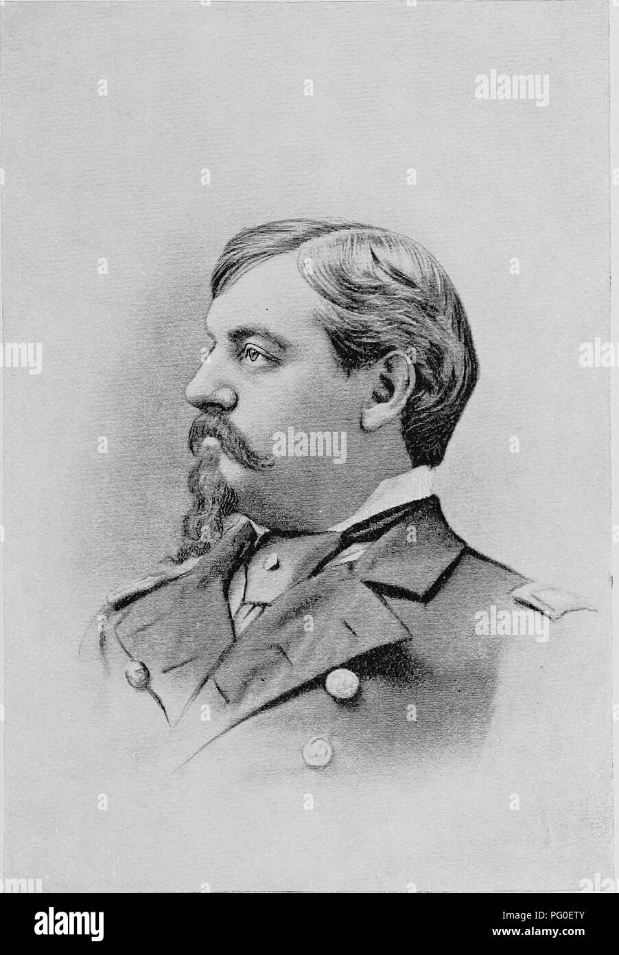 . Report of Winfield S. Schley, commanding Greely relief expedition of 1884. Voyages and travels; Voyages and travels; Scientific expeditions; Scientific expeditions. Commander G. W. COFFIN, U. S. N., Commander of the Alert.. Please note that these images are extracted from scanned page images that may have been digitally enhanced for readability - coloration and appearance of these illustrations may not perfectly resemble the original work.. Schley, Winfield S; Greely, A. W. (Adolphus Washington), 1844-1935. Washington, D. C. : Government Printer Stock Photo
