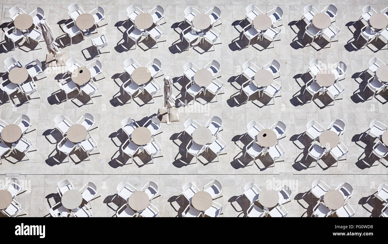 Plastic restaurant chairs hires stock photography and images Alamy