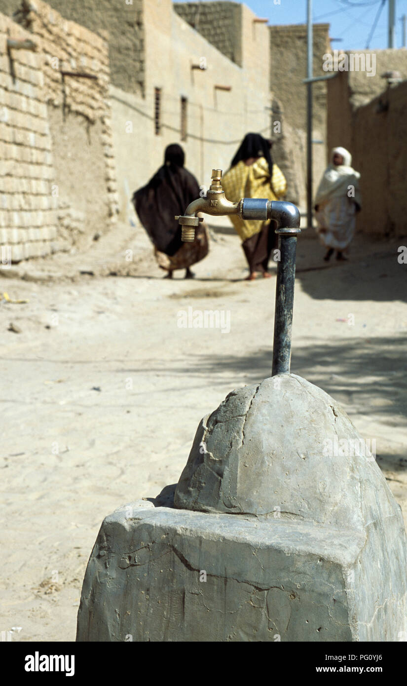 Water supply standpipe in Timbuktu, Mali                FOR EDITORIAL USE ONLY Stock Photo