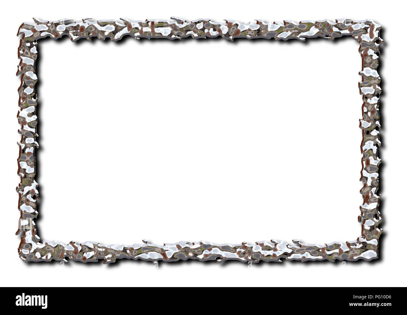 Silver Border High Resolution Stock Photography And Images Alamy