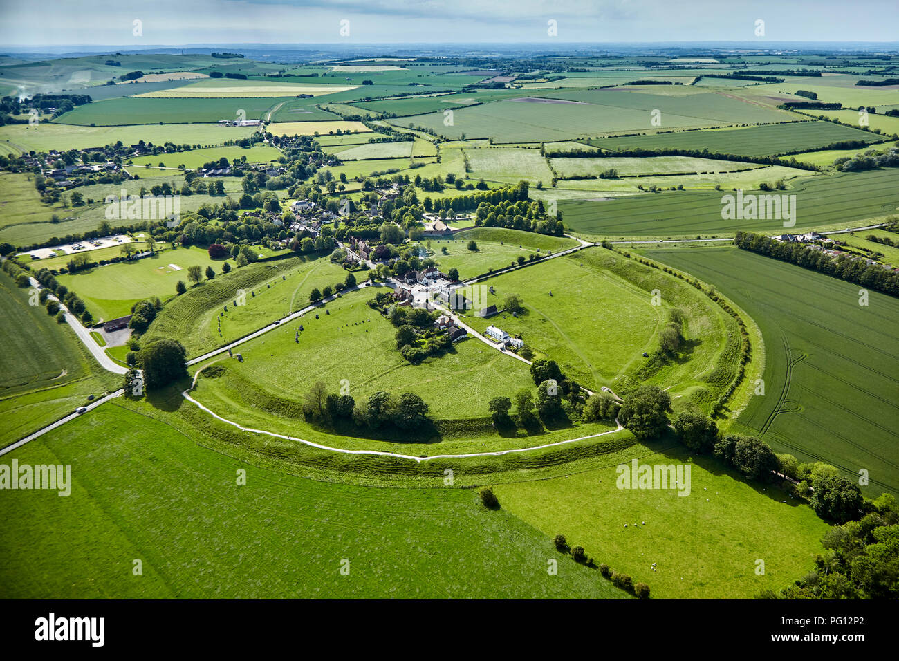 Avebury aerial hi-res stock photography and images - Alamy