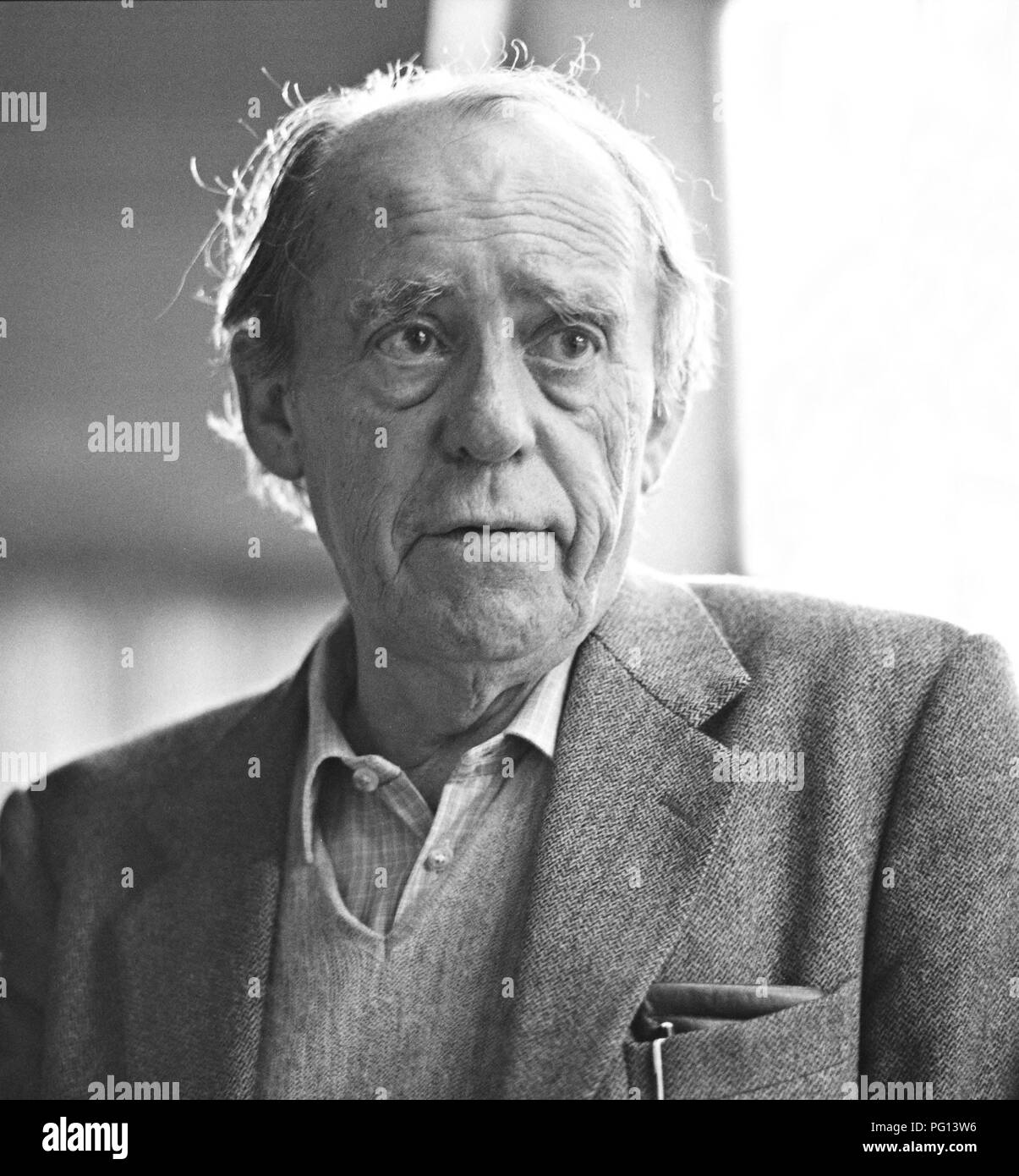 The German writer Heinrich Boell (Heinrich Boell) was established on 21 December 1917 in Cologne born and died on 16 July 1985 in Dueren-Langenbroich. In 1972 he received the Nobel Prize for Literature. Stock Photo