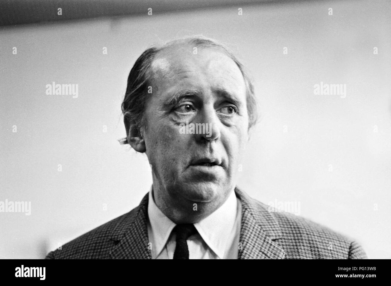 The German writer Heinrich Boell (Heinrich Boell) was established on 21 December 1917 in Cologne born and died on 16 July 1985 in Dueren-Langenbroich. In 1972 he received the Nobel Prize for Literature. Stock Photo