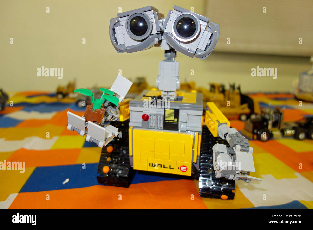Walle Robot Made From Leggo Stock Photo Alamy Walle Robot Made From Leggo Stock Photo Alamy